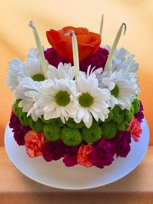 Flower Birthday Cake