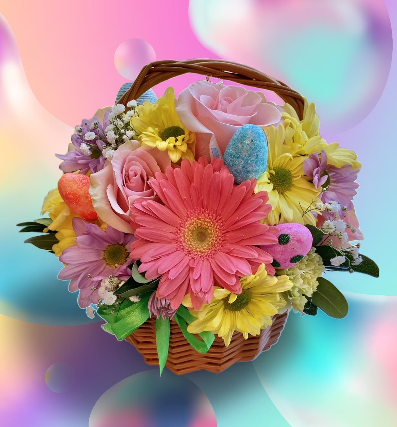 Tisket tasket Easter egg basket