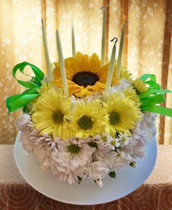 Sunflower cake