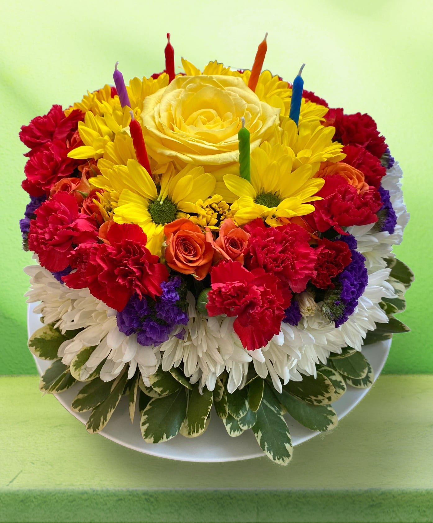 Bright Flower Cake