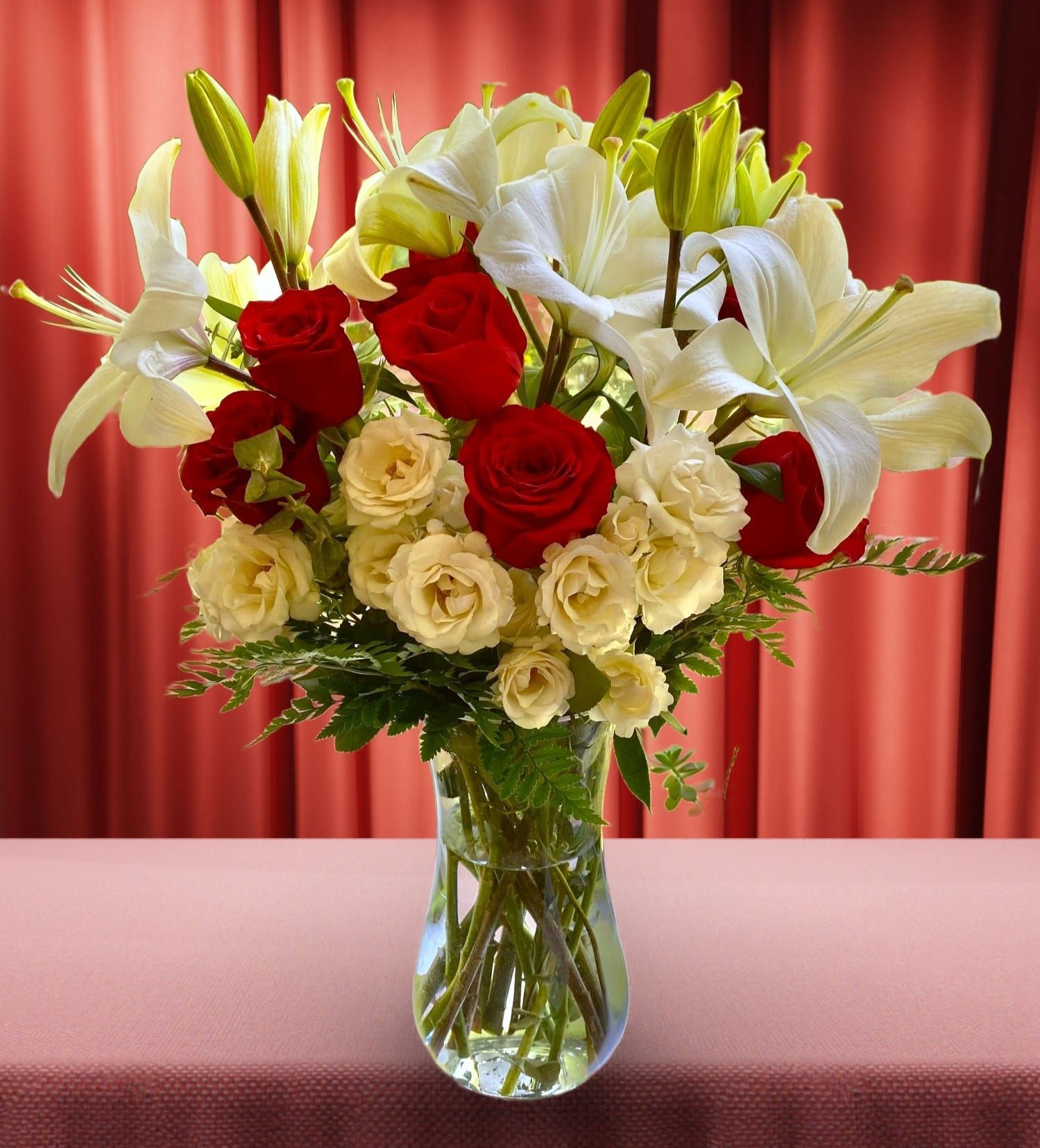 Red & White Bouquet