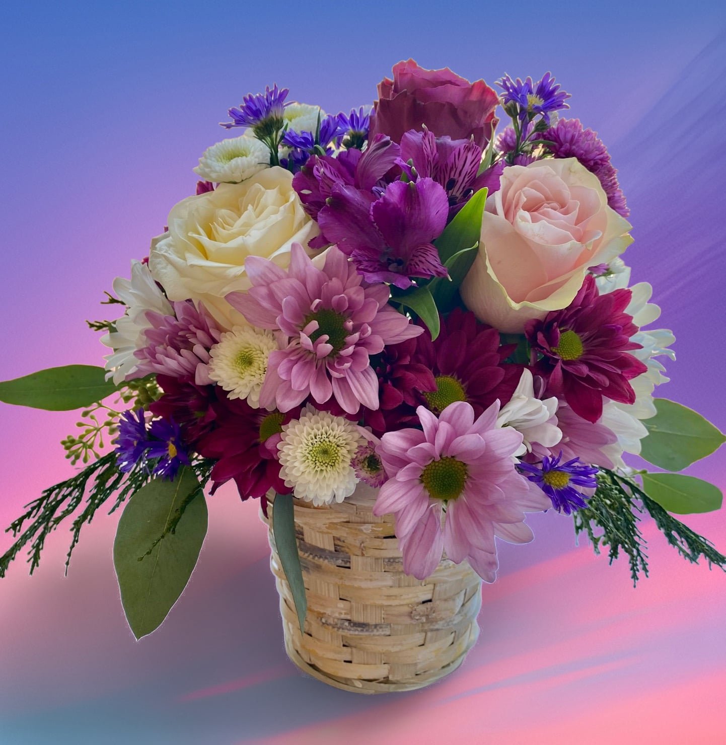 Lavender Love Basket