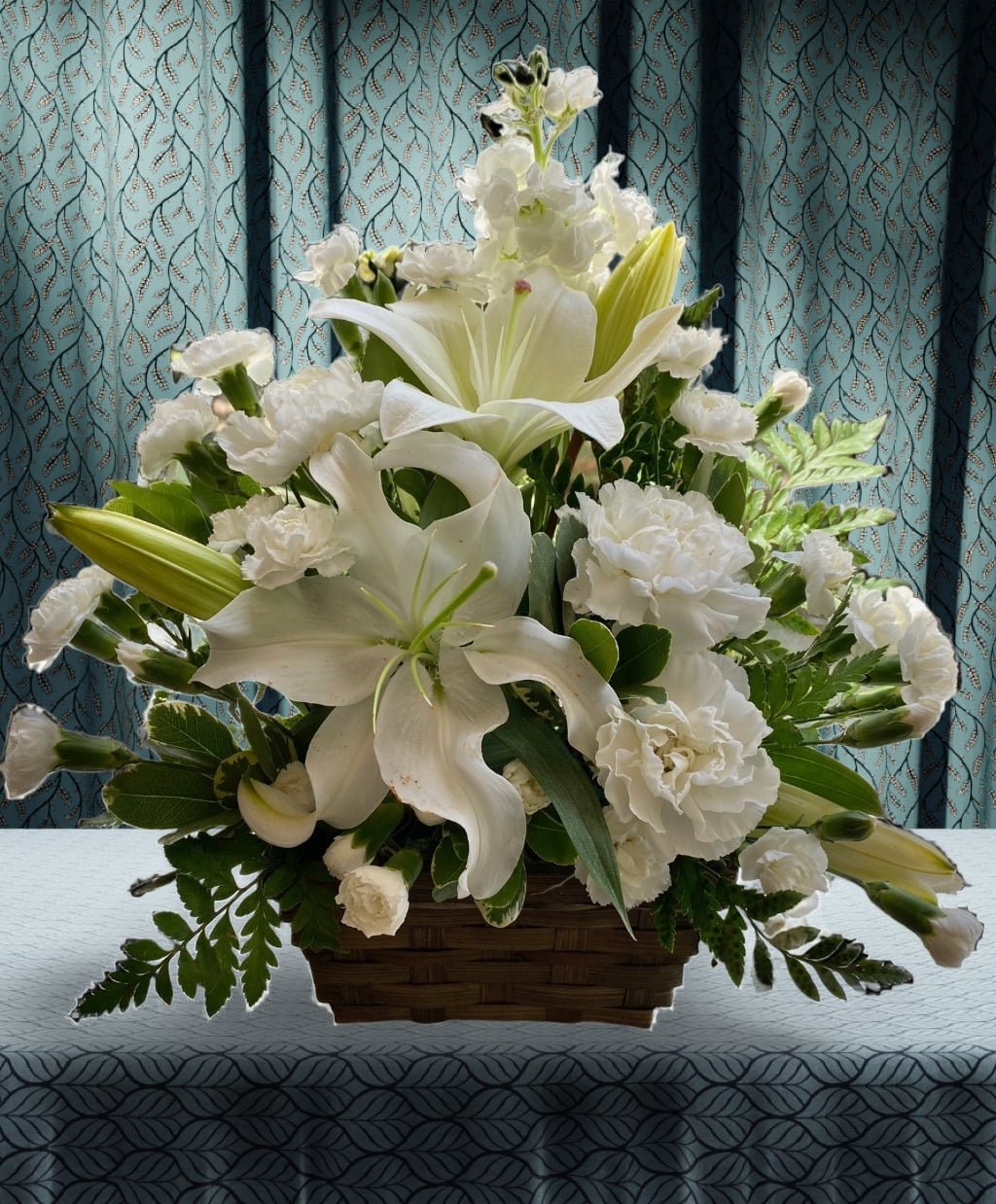 White Sympathy Basket