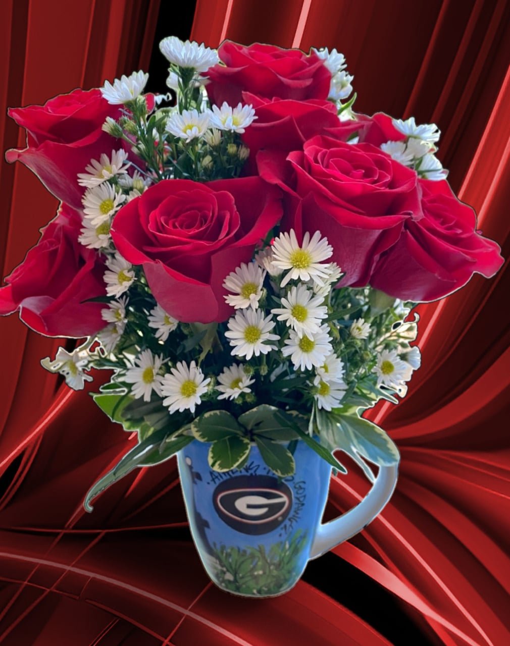 Rose Mug Bouquet