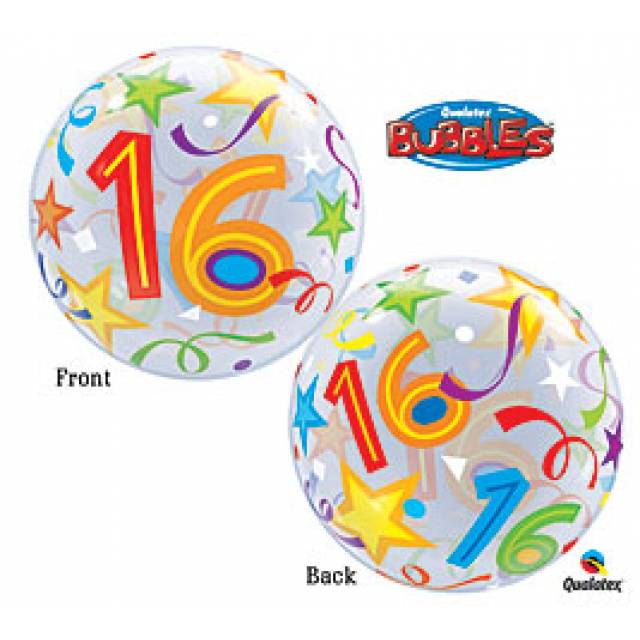 Happy 16 Mylar Balloon