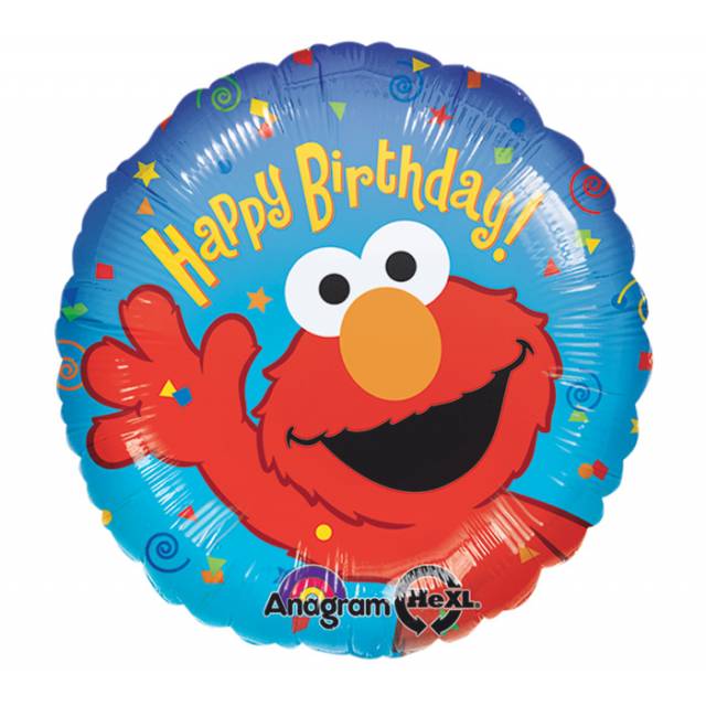 Elmo Happy Birthday Mylar
