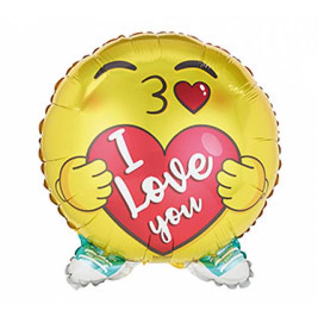 Emoji Kiss Mylar