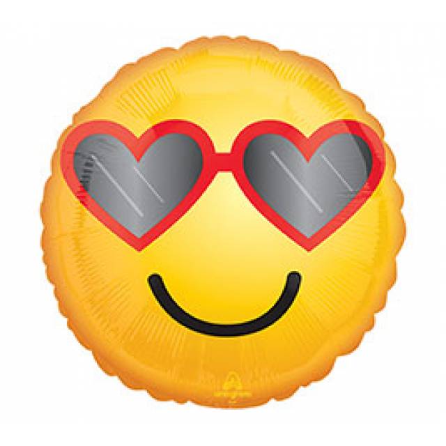 Emoji Love w/ Heart Glasses