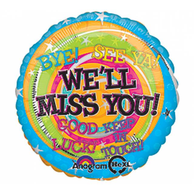 We'll Miss You Balloons
