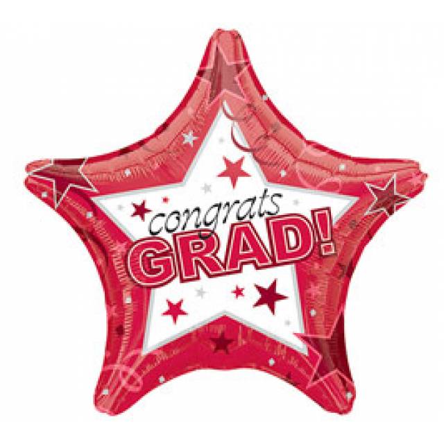 Congrats Grad  Red Star