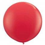 3' Round Red Balloon