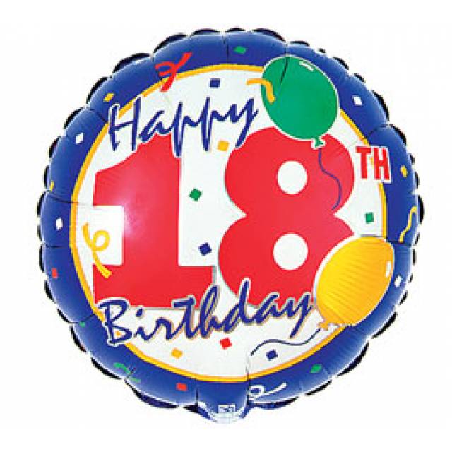 Happy 18th Mylar