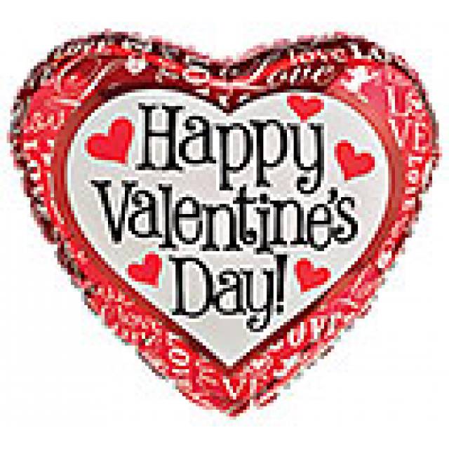 Happy Valentine's Mylar Balloon
